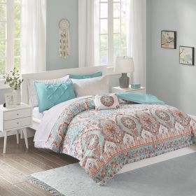 Boho Comforter Set with Bed Sheets - as Pic