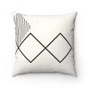 Diamond Abstract Lines Cushion Home Decoration Accents - 4 Sizes - 14" x 14"