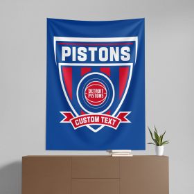 [Personalization Only] Official NBA Pistons - Allegiance Printed Personalized Wall Hanging