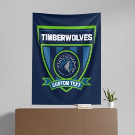 [Personalization Only] Official NBA Timberwolves - Allegiance Printed Personalized Wall Hanging